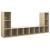 Dulapuri TV, 4 buc, stejar sonoma, 107x35x37 cm, lemn prelucrat GartenMobel Dekor