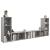 Dulapuri TV, 4 buc., gri beton, 107x35x37 cm, lemn prelucrat GartenMobel Dekor