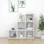 Set de dulapuri TV, 3 piese, alb, lemn prelucrat GartenMobel Dekor