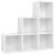 Set de dulapuri TV, 3 piese, alb, lemn prelucrat GartenMobel Dekor