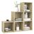 Set de dulapuri TV, 3 piese, stejar Sonoma, lemn prelucrat GartenMobel Dekor