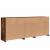 Dulap cu lumini LED, stejar fumuriu, 162x37x67 cm GartenMobel Dekor