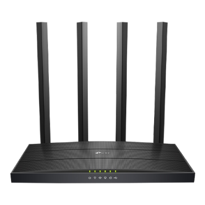 Router Wireless TP-Link Archer C6U AC1200 Dual-Band OneMesh Beamforming ArcherC6U SafetyGuard Surveillance