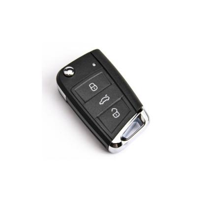 Carcasa telecomanda compatibila Volkswagen cu lamela Cod: 1328-1 Automotive TrustedCars