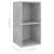Set dulap TV, 4 piese, gri beton, lemn prelucrat GartenMobel Dekor