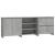 Servante, 3 piese, gri beton, lemn prelucrat GartenMobel Dekor