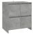 Servante, 2 buc., gri beton, 70x41x75 cm, lemn prelucrat GartenMobel Dekor