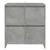 Servante, 2 buc., gri beton, 70x41x75 cm, lemn prelucrat GartenMobel Dekor