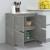Servante, 2 buc., gri beton, 70x41x75 cm, lemn prelucrat GartenMobel Dekor
