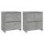 Servante, 2 buc., gri beton, 70x41x75 cm, lemn prelucrat GartenMobel Dekor