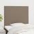 Tăblii de pat, 2 buc, gri taupe, 90x5x78/88 cm, textil GartenMobel Dekor