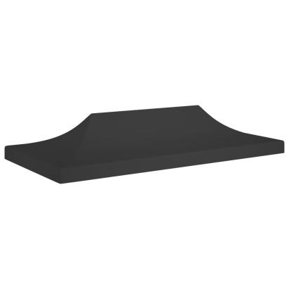 Acoperiș pentru cort de petrecere, negru, 6 x 3 m, 270 g/m² GartenMobel Dekor
