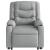Fotoliu electric masaj rabatabil cu ridicare, gri închis textil GartenMobel Dekor