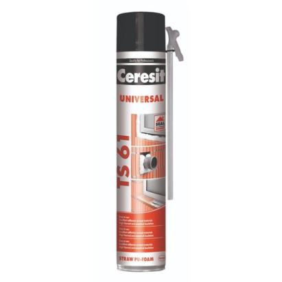 Spuma poliuretanica de montaj cu aplicator, 750 ml, TS 61, Ceresit GartenVIP DiyLine