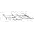 Structura metalica pentru baza casuta/magazie/sopron de gradina 2172912, 102x217 cm, Strend Pro GartenVIP DiyLine