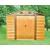 Casuta/magazie/sopron de gradina pentru depozitare unelte, metal, maro natur, 278x238x215 cm, Strend Pro GartenVIP DiyLine