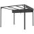 Pergola pentru gradina/terasa, retractabila, cu perete paravan, cadru aluminiu, gri inchis, 3x3x2.27 m GartenVIP DiyLine