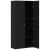 Bufet înalt Stejar negru 40x42.5x185 cm Lemn solid GartenMobel Dekor