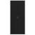Bufet înalt Stejar negru 40x42.5x185 cm Lemn solid GartenMobel Dekor
