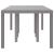 Masă de grădină  gri deschis 250x100x73 cm Poly Rattan, Masă de grădină  gri deschis 100x100x73 cm Poly Rattan, Masă de grădină  gri deschis 150x100x73 cm Poly Rattan GartenMobel Dekor