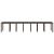 Masă de grădină  Maro 400x100x73 cm Poly Rattan, Masă de grădină  Maro 250x100x73 cm Poly Rattan, Masă de grădină  Maro 150x100x73 cm Poly Rattan GartenMobel Dekor