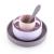 Set 4 piese vesela din silicon pentru mancarea copiilor (farfurie, castron, canuta, lingurita), fara BPA, lavabile in masina de spalat vase, de la 6 luni, mov, Reer 25124 Children SafetyCare