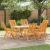 Set Dining Grădină 7 Piese din Lemn Masiv Acacia GartenMobel Dekor