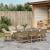 Set de dining pentru grădină 9 piese bej din rattan polimeric GartenMobel Dekor