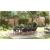 Set dining grădină 9 piese Poliratan Negru GartenMobel Dekor
