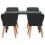Set dining grădină 5 piese poliratan negru GartenMobel Dekor