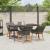 Set Mese Grădină 5 Piese Gri Poly Rattan GartenMobel Dekor