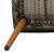 Set Mese Grădină 5 Piese Gri Poly Rattan GartenMobel Dekor