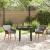 Set de dining pentru grădină cu 3 piese Ratan Polimer Gri GartenMobel Dekor