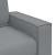 Set canapea, 3 piese, perne gri deschis, textil GartenMobel Dekor