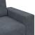 Set canapea, 3 piese, perne gri închis, catifea GartenMobel Dekor