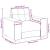 Set canapea, 3 piese, perne negre, catifea GartenMobel Dekor