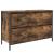 Set mobilier baie, 3 piese, stejar fumuriu, lemn prelucrat GartenMobel Dekor