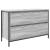 Set mobilier baie, 3 piese, gri sonoma, lemn prelucrat GartenMobel Dekor