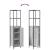 Set mobilier baie, 3 piese, gri sonoma, lemn prelucrat GartenMobel Dekor