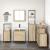 Set mobilier baie, 5 piese, stejar sonoma, lemn prelucrat GartenMobel Dekor