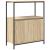 Set mobilier baie, 5 piese, stejar sonoma, lemn prelucrat GartenMobel Dekor