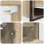 Set mobilier baie, 5 piese, stejar sonoma, lemn prelucrat GartenMobel Dekor