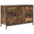 Set Mobilier Baie din Lemn Ingineresc Stejar Fumuriu - 3 Piese GartenMobel Dekor