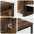 Set Mobilier Baie din Lemn Ingineresc Stejar Fumuriu - 3 Piese GartenMobel Dekor