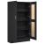 Set de biblioteci  2 buc Negru Stejar 165x30,5x150 cm Lemn prelucrat GartenMobel Dekor