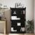 Set de biblioteci  2 buc Negru Stejar 165x30,5x150 cm Lemn prelucrat GartenMobel Dekor