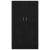 vidaxl Bibliotecă, stejar negru, 82,5x30,5x150 cm, lemn prelucrat GartenMobel Dekor