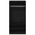 Dulap  negru, din stejar, 100x50x200 cm, din lemn prelucrat GartenMobel Dekor