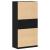 Dulap  negru, din stejar, 100x50x200 cm, din lemn prelucrat GartenMobel Dekor