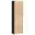 Credență birou  Negru Stejar 60x32x190 cm Lemn prelucrat GartenMobel Dekor